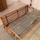 With integrated nightstands vintage rattan bed