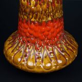 Vintage lava ceramic vase by Kil Liboje, Yugoslavia, 1960s.