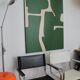 Art abstrait organique vert