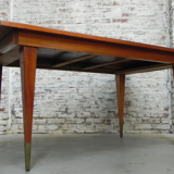 Table à manger en acajou vintage 95 x 160 cm