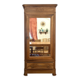 Walnut Bonnetière wardrobe