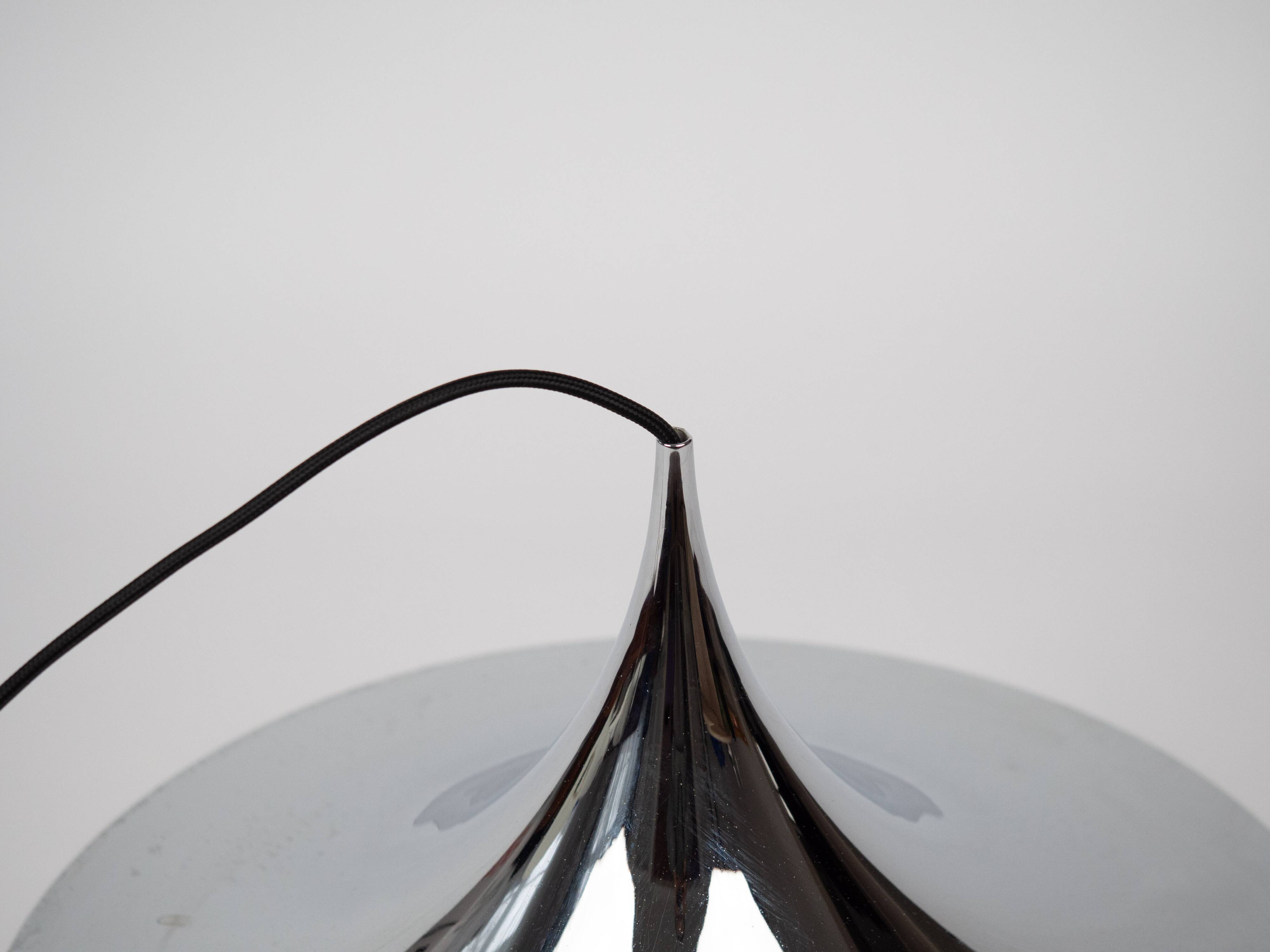 Danish vintage pendant lamp Semi by Bonderup and Thorup, Fog og Morup, 1968