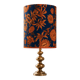 Lampe en laiton et abat-jour Casal