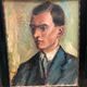 Portrait d’homme Professeur Art Déco Strasbourg vers 1900
