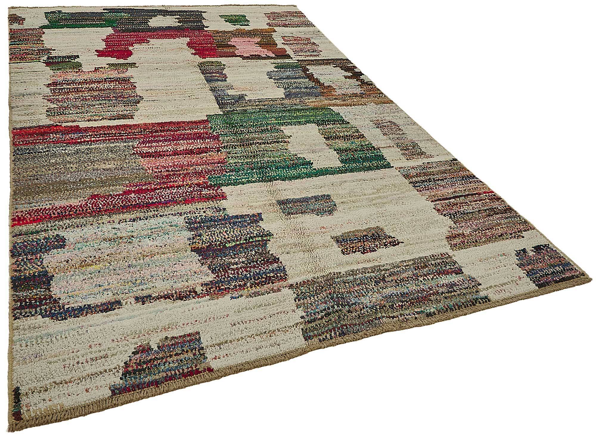 Handwoven Turkish Recycled Boho Rug 200 cm x 301 cm