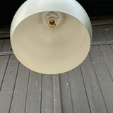 2 round metal pendant lights, Sweden 1980s