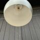 2 round metal pendant lights, Sweden 1980s