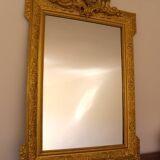 Louis XVI style pedimented mirror