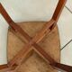 Tabouret en bois et Formica vintage