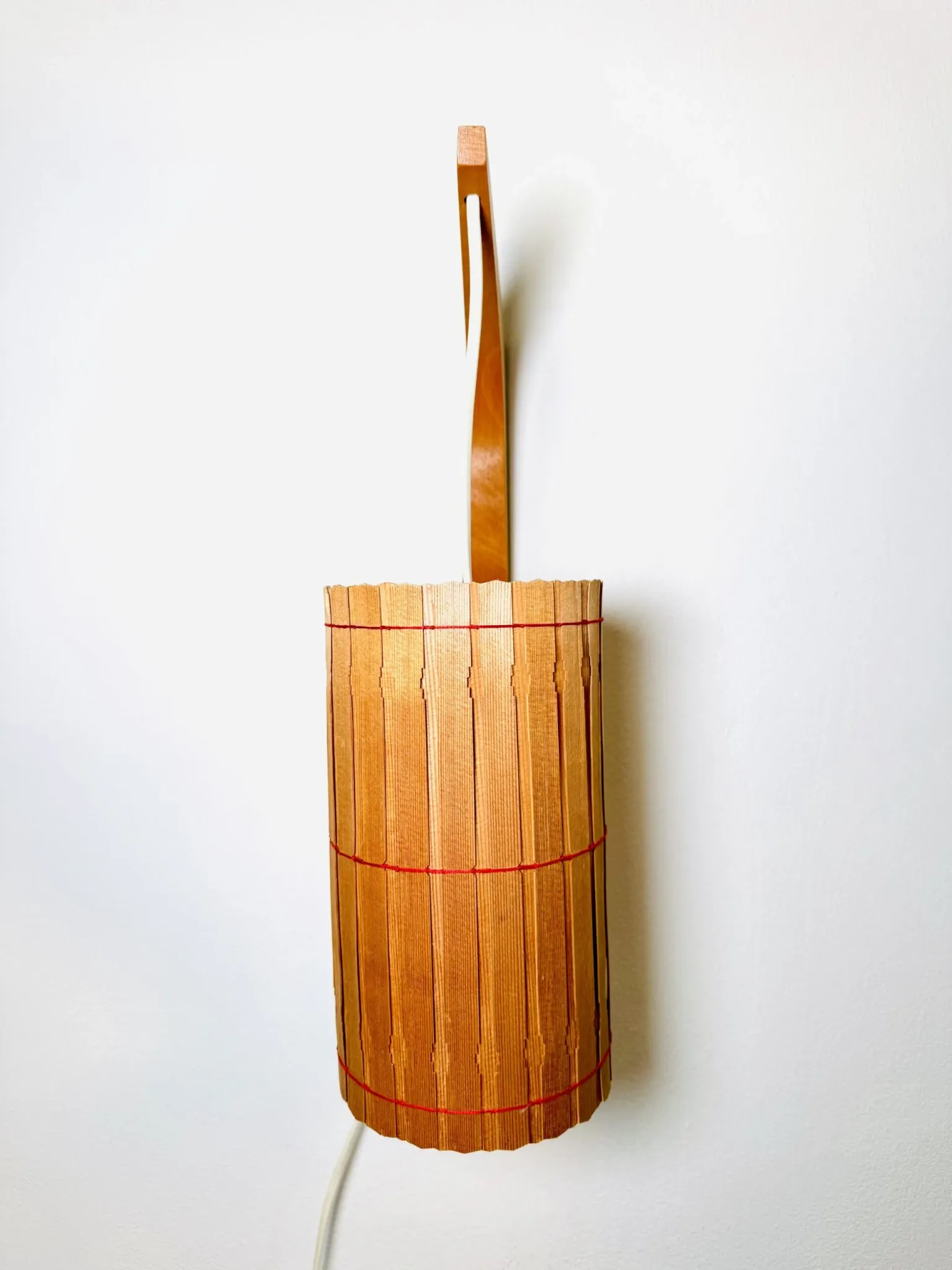 Pine Veneer Wall Lamp By Krásná Jibza For Uluv Bratislava, Former Czechoslovakia, 1950S