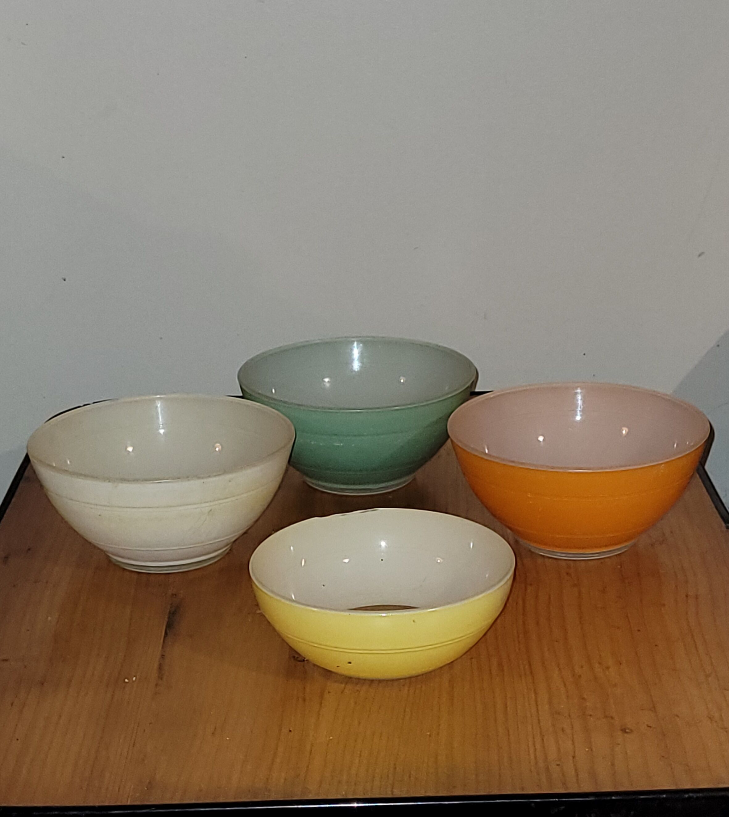 Lot service duralex couleur - vintage
