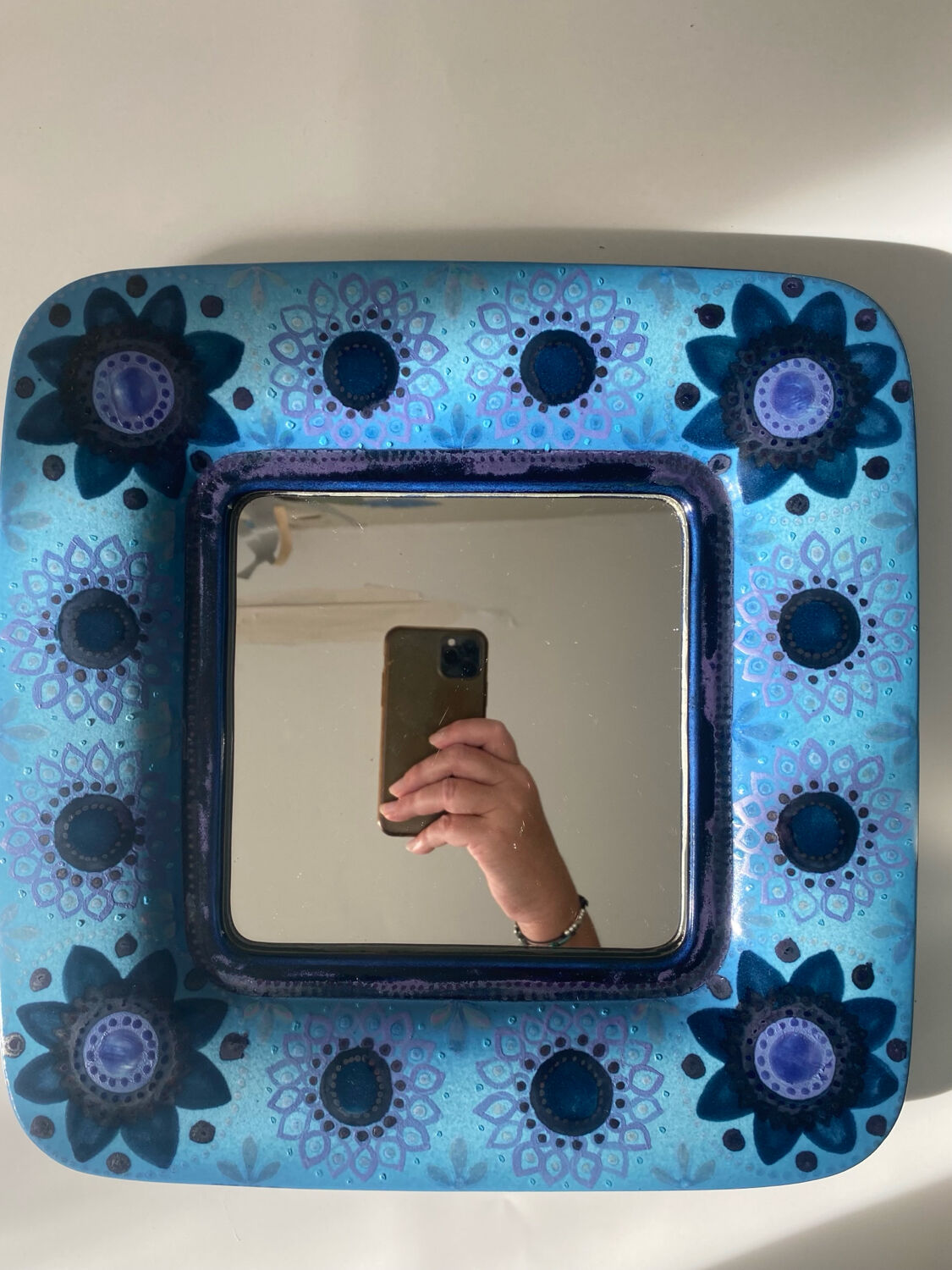 Arabia Finland ceramic mirror