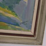 Original Swedish Oil on Canvas – “Summer Landscape” by A. Nyblom