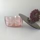 Oval glass candy