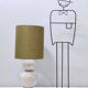 Engraved Ceramic Table Lamp "Siviglia" by Aldo Londi for Bitossi, Italy