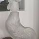 Zoomorphic carafe (28 cm) in Italian frosted glass - 1970s