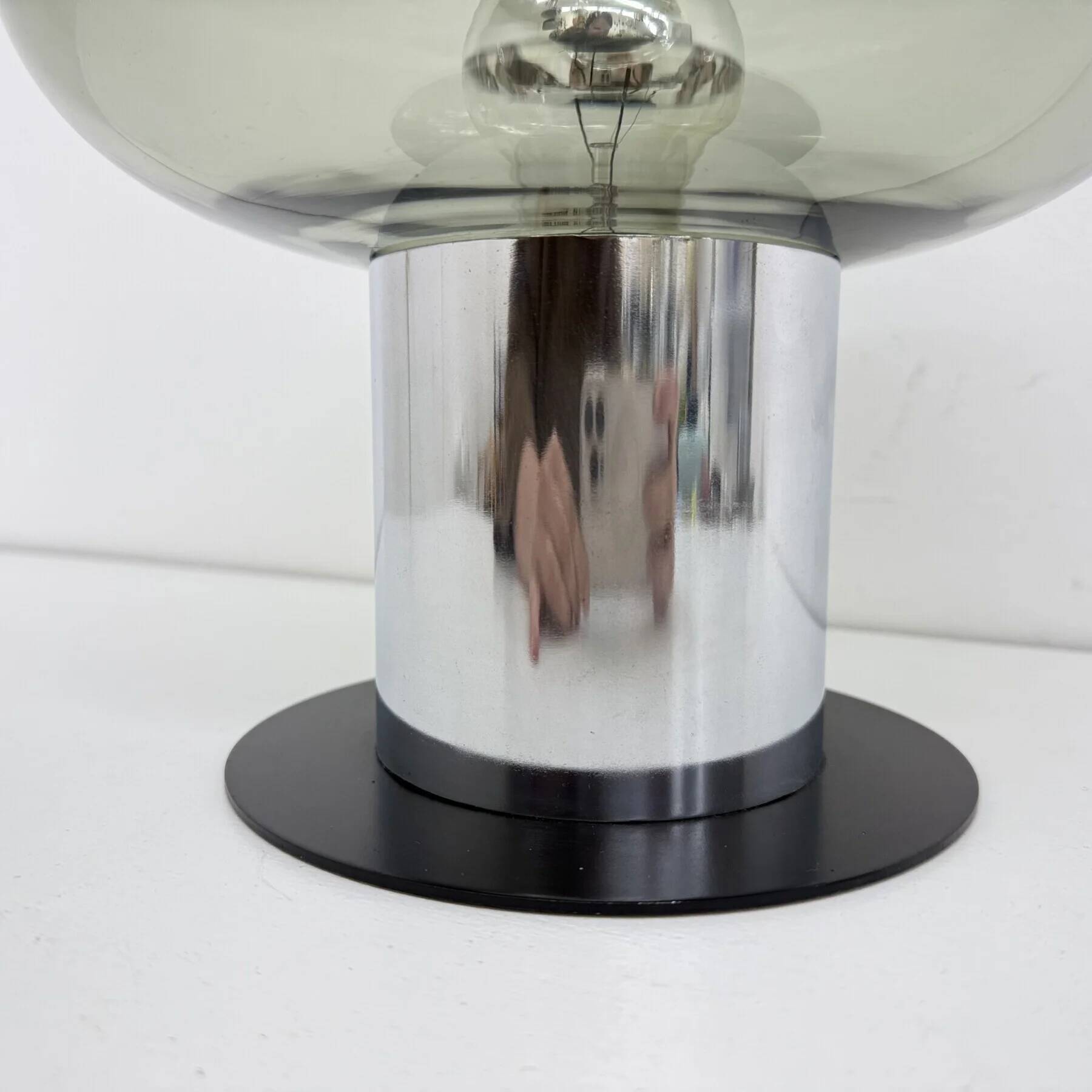 Mid-century Anvia Holland glass table lamp, 1970s