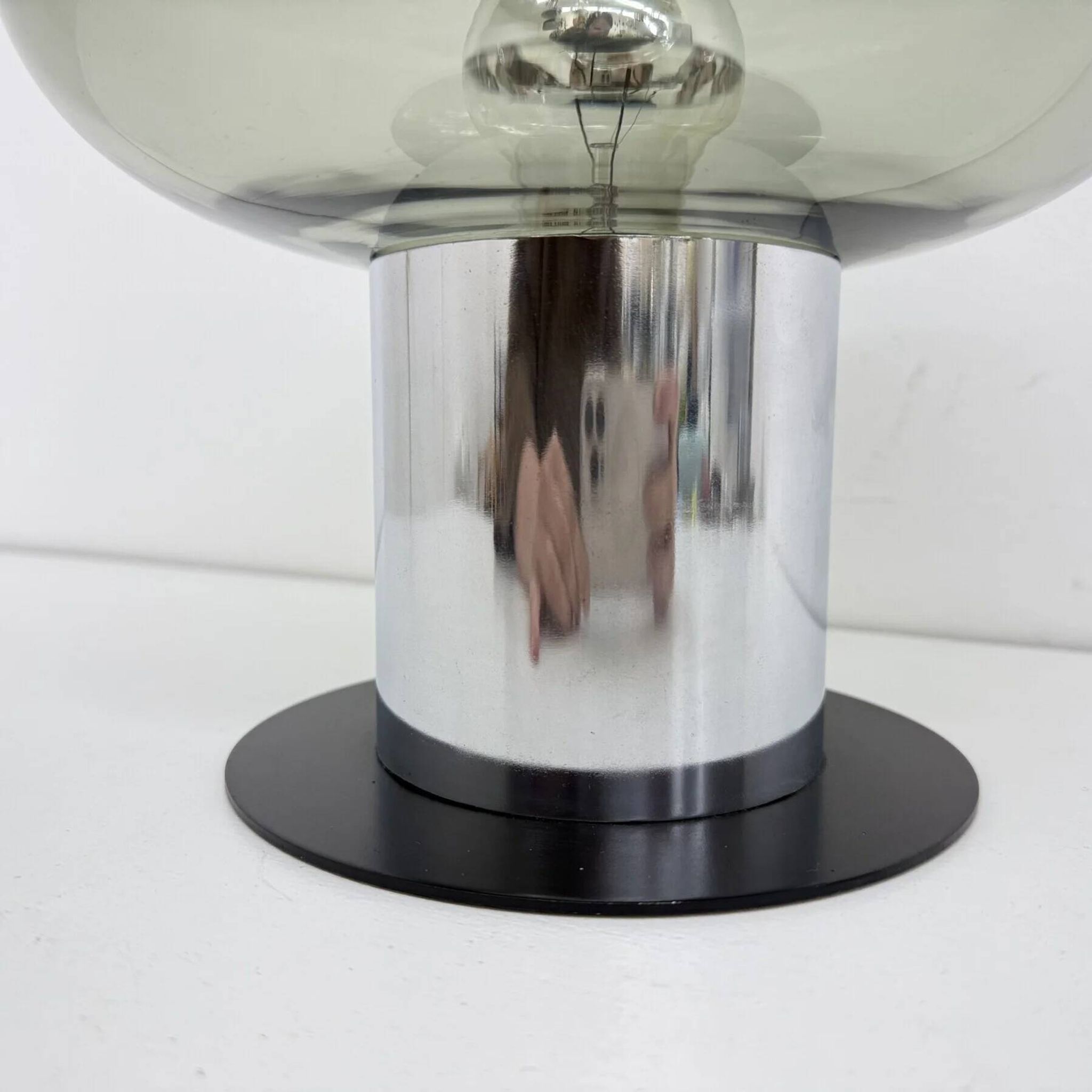Mid-century Anvia Holland glass table lamp, 1970s