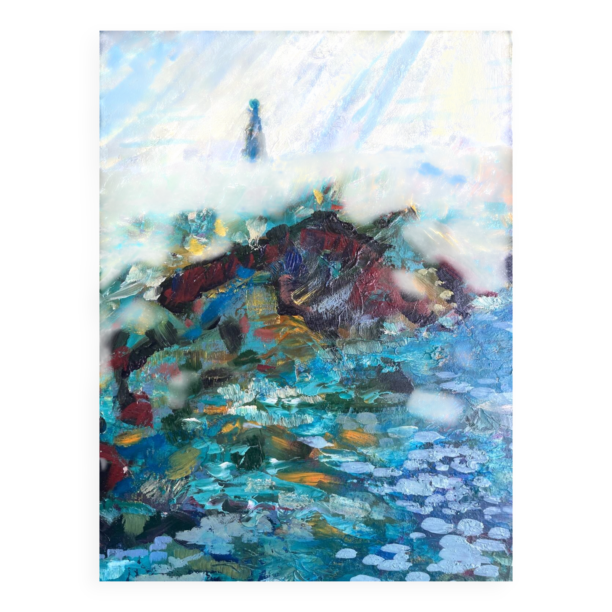 Paintings from 1950-60 oil on canvas