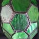Turtle night light in regulated glass carcass stained glass way