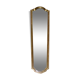 70s gilded wooden mirror 31x100cm