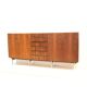 Unique vintage design sideboard made of rosewood with a bar section from the 1960s