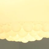 Lustre en verre opal de Peill & Putzler, Allemagne, 1960's