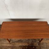 Scandinavian teak coffee table 1960 Denmark
