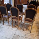 6 art deco chairs