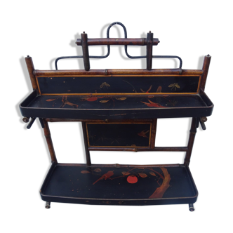 Napoleon 3 lacquered wooden wall shelf