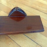 Antique and authentic vintage wooden bathroom shelf from the 70s