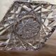 Vintage cut crystal vase