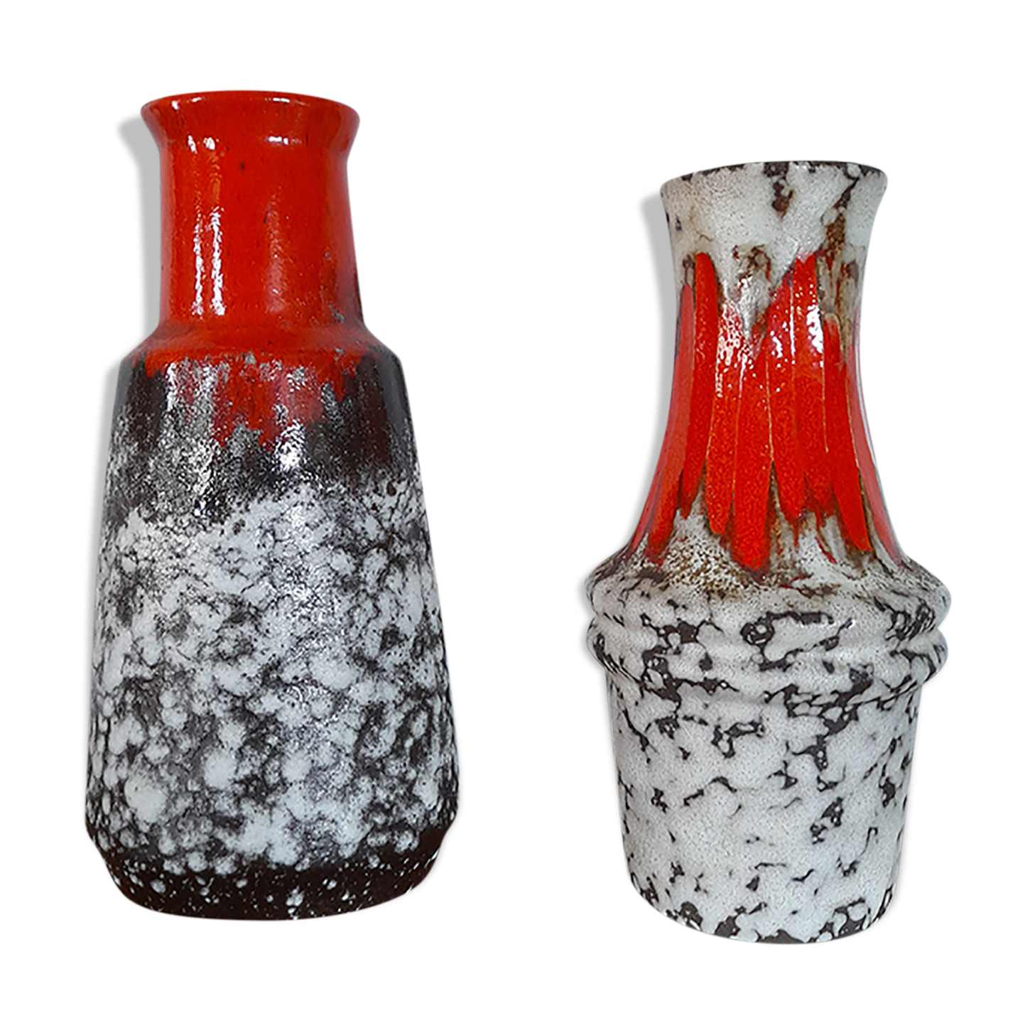 Vases by scheurich west germany,60s