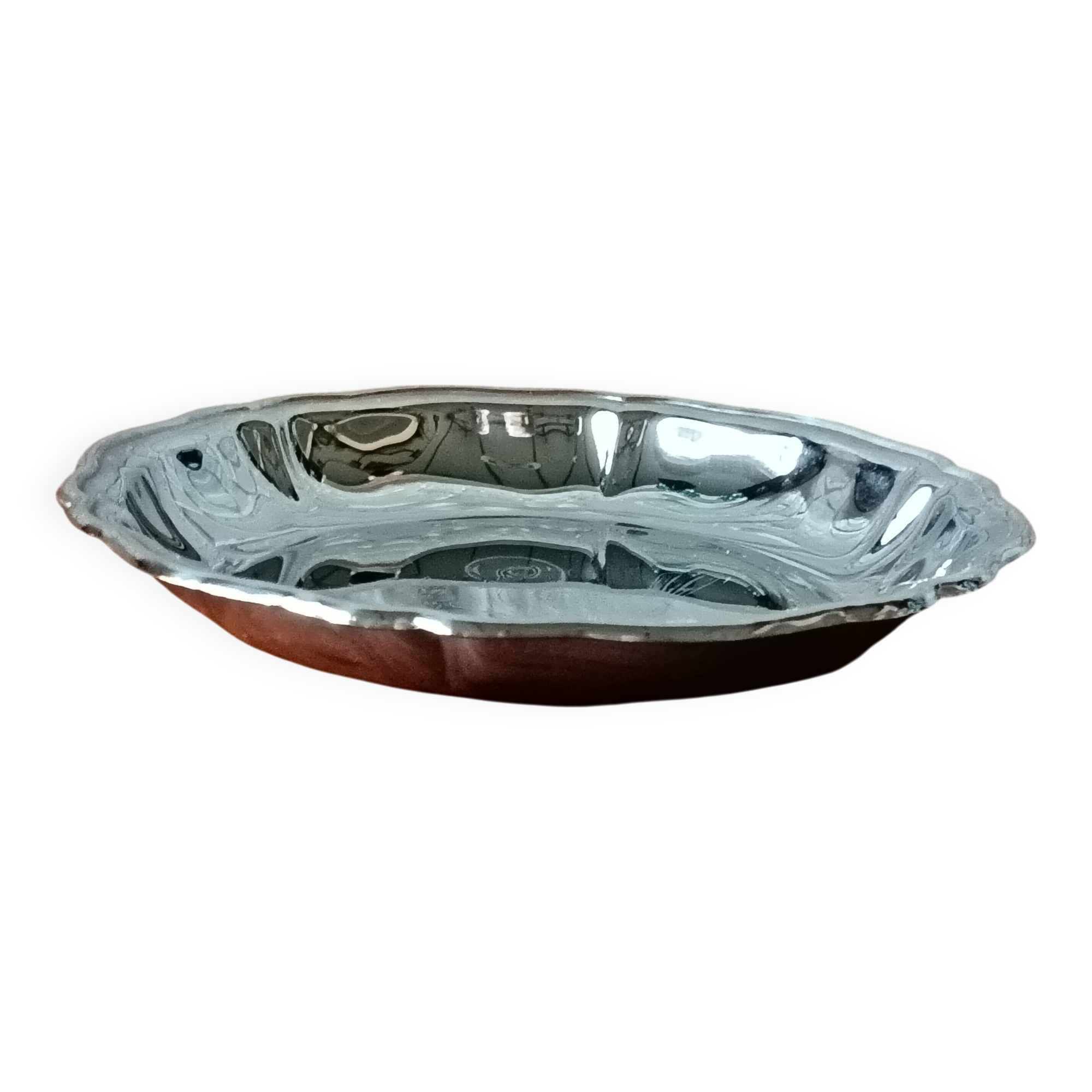 EARLY AGE baby stainless steel plate with spoon Jean Couzon Goldsmith