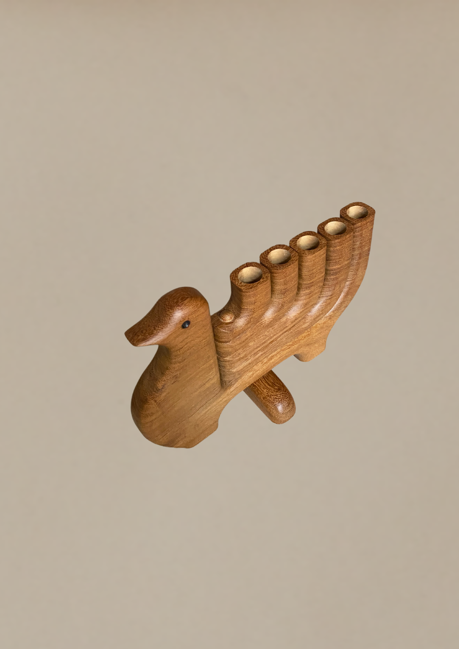 Wooden candle holder Colombe