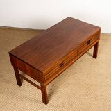 Small chest of drawers, hall or occasional furniture, Danish in rosewood.