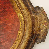 Cocktail oval Florentine tray