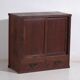 Antique Japanese wardrobe with sliding doors – Taishō/Showa period (c. 1920-1950)