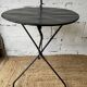 Iron pedestal table