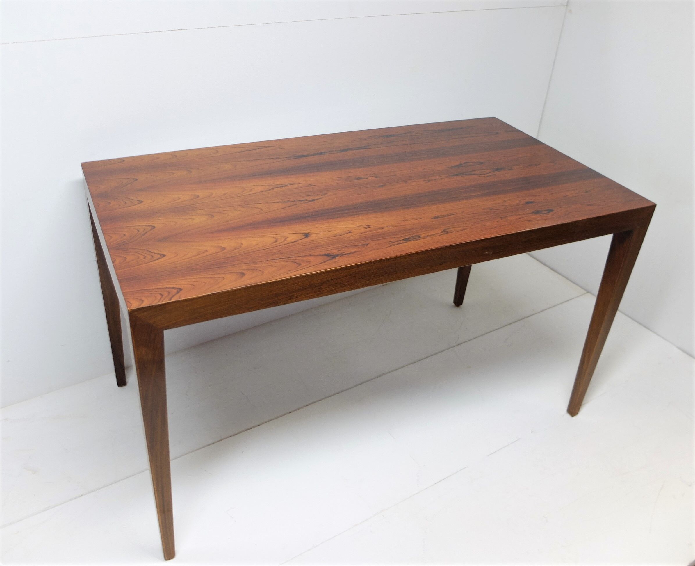 Scandinavian rosewood coffee table, Severin Hansen, 1960