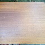 Vintage teak marine desk with 2 drawers.