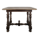 Louis XIII oak table with baluster legs and H stretcher.