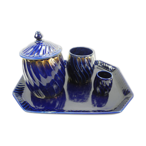 Ancien nécessaire fumeur - bleu