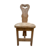 Wooden tripod chair from the 60s