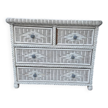Woven chest of drawers