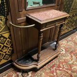 Napoleon III Walnut Coat Rack / Cloakroom