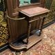 Napoleon III Walnut Coat Rack / Cloakroom