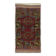 Vintage Scatter Rug, Dark Red Turkish Accent Rug, Door Mat, Handmade Bat Mat, Kitchen Rug