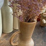 Stoneware pitcher and tumbler service