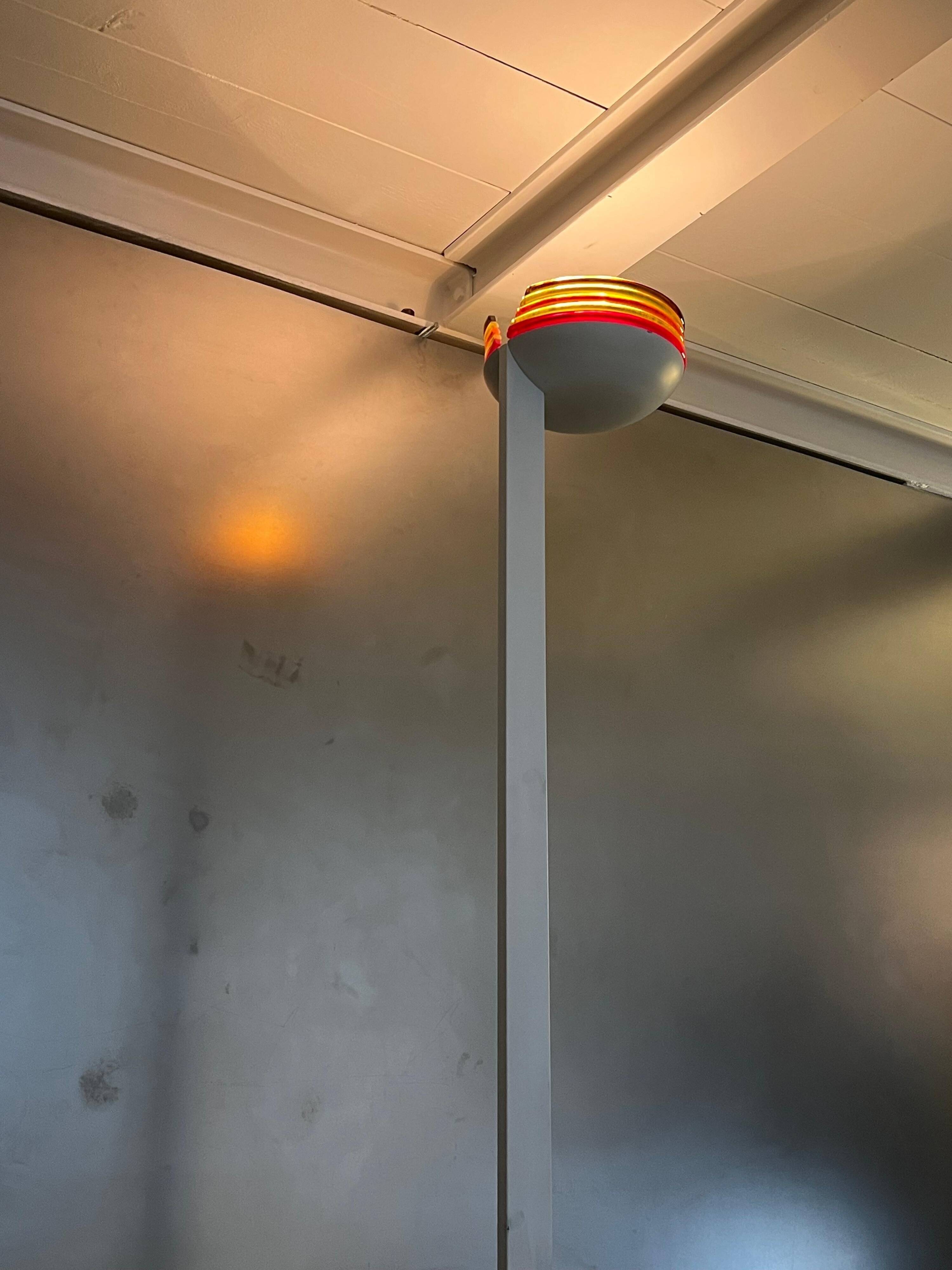 Roberto Pamio for leucos Murano floor lamp, Colourful Decorative Murano Light